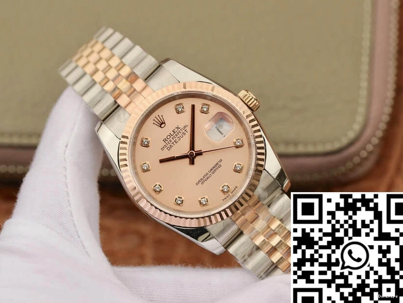 Dial GM Factory Pink 36MM Diamond-set 116231 Rolex Datejust 0413